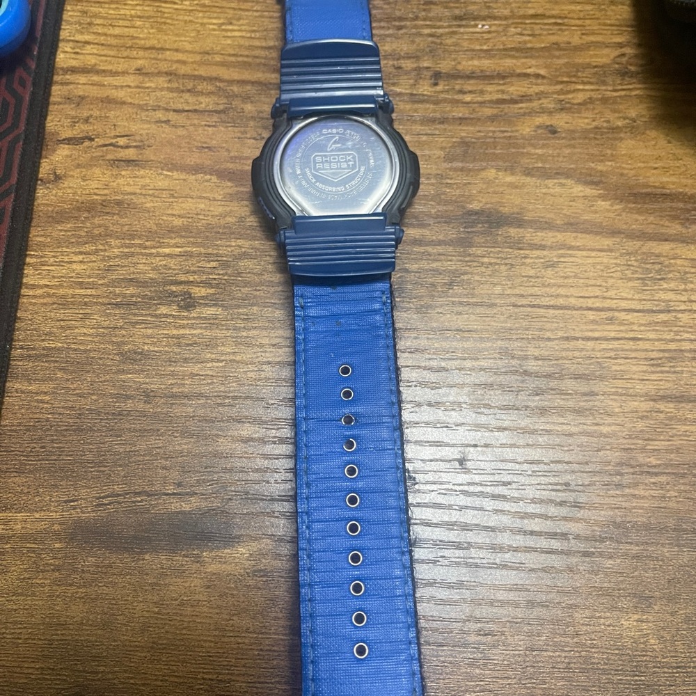 Casio G-Shock Black and Blue Watch G-7900MS - Picture 3 of 4